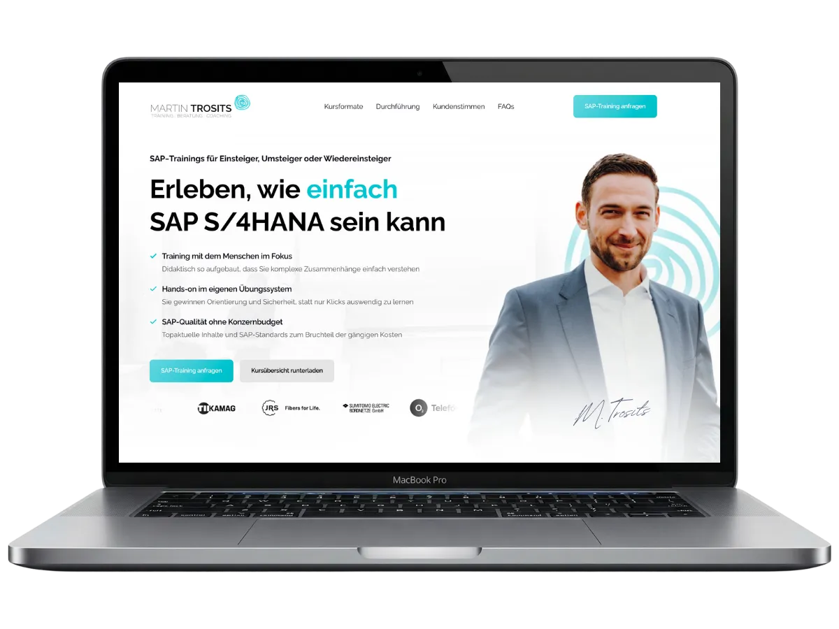 Nachher – professionelle Website